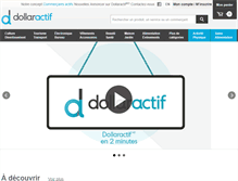 Tablet Screenshot of dollaractif.com